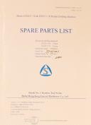 Shashi Z3032 x 10, Z3025 x 10 Drilling Operations Wiring and Spare Parts Manual 2000-Z3015 X 10-Z3032 X 10-04